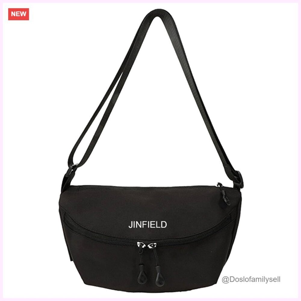 Nylon Sling Crossbody Bag Hobo Purse for Daily Travel Hiking